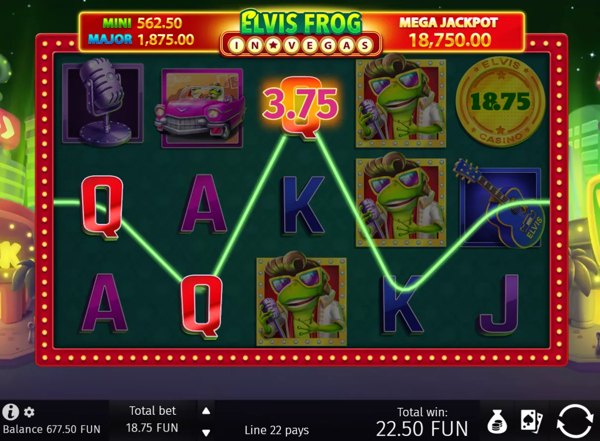 Elvis Frog in Vegas demo