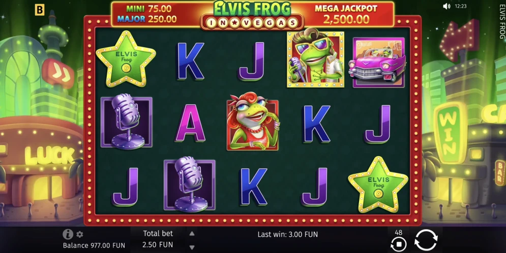 Elvis Frog in Vegas demo